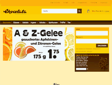 Tablet Screenshot of chocolata.de